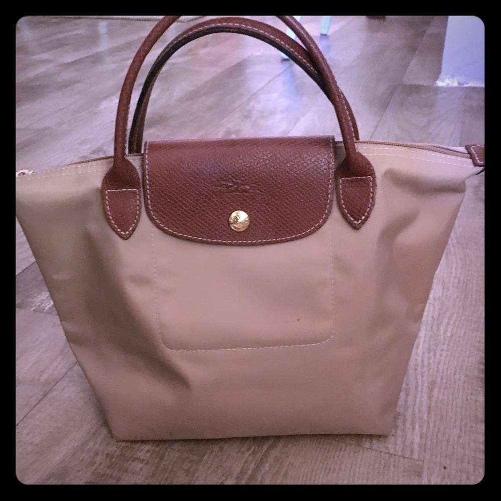 LongChamp Small Beige Bag